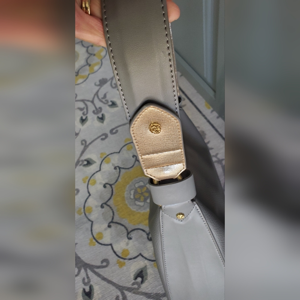 Ann Klein Gray Manmade Material Shoulder Bag⚜️🖤⚜️ - Picture 5 of 10